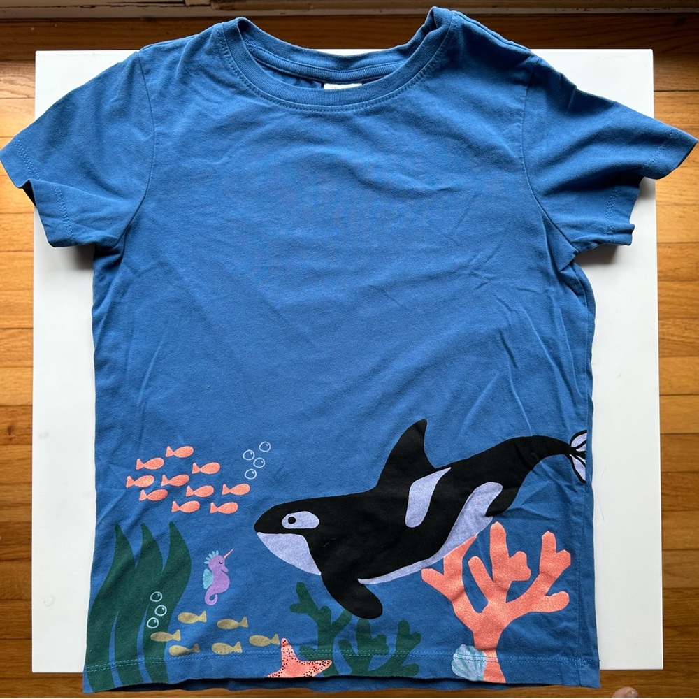 Hanna Andersson cotton orca tee